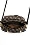 Black - Black Monogram Women's Crossbody Bag Sp1186 - 6