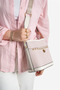 Burgundy - Bone Crow's Feet Plaid Women's Shoulder Bag Sp1284 - 4