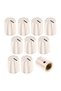 White DAIERBUMP 10PCS Guitar Effect Knob 1/4 Potentiometer Knob Plastic Volume Control 1900 Davies S - 7