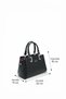Black - Black Plain Women's Handbag Sp1281 - 2