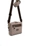 Coffee Yellow - Brown Plaid Line Square Women's Crossbody Bag Sp1038 - 4