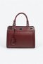 Burgundy - Burgundy Plain Women's Handbag Sp1174 - 3