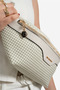 Green - Beige Houndstooth Plaid Women's Waist Bag Sp1192 - 4