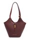Burgundy - Burgundy Mini Rolax Women's Shoulder Bag Sp1246