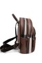 Dark Brown - Brown Plaid Women's Backpack Sp1062 - 5