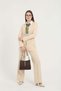 Brown - Mink Plain Women's Shoulder Bag Sp974 - 8