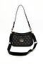 Smoked - Black Monogram Women's Crossbody Bag Sp1132 - 6
