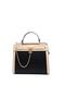 Black - Women's Handbag with S.Nut Logo Sp1166