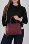 Burgundy - Burgundy Leather Women's Handbag Sp1233 - 3
