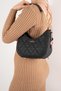 Black - Black Monogram Women's Shoulder Bag Sp1168 - 2
