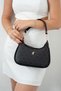 Black - Black Monogram Women's Shoulder Bag Sp1180 - 2