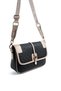 Black - Women's Crossbody Bag with S.Nut Logo Sp1182 - 2