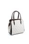 Beige - Brown Monogram Women's Handbag Sp1136 - 4