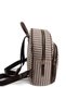 Coffee Yellow - Brown Plaid Line Square Women's Backpack Sp1062 - 5