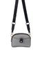 Black - Black Houndstooth Plaid Women's Crossbody Bag Sp1144