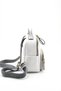 White - Women's Backpack with Gray Logo Sp1130 - 3