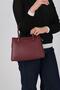 Burgundy - Burgundy Leather Women's Handbag Sp1233 - 6