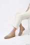 Women's Skin Stone Stoned Blunt Toe Shoes Ballet Flats - 4