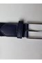 Unisex Flexible Braided Belt with Metal Buckle 3.5 cm - 4