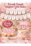 32 Piece Full Set Pink Bow Ribbon Birthday Decoration Set Banner+ Cake Picks+ Cupcake Decoration Set