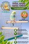 Trendme Uniq Bird Toys 2 Pieces Wooden Bird Perch 20cm