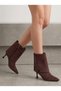 Larissa Luce Women's Pointed Toe Heeled Boots 0012521