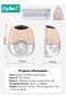 Wearable Breast Pump, Electric Breast Pump, Portable Hands-Free Breast Pump, Milk Collector with 30-Piece Breast Milk Bags & Storage Bag, 4 Modes & 12 Levels, Leak-Proof and Ultra-Quiet - 8