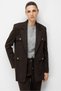Laser Cut Jacket with Ornamental Pockets - 5
