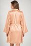 Satin Nightgown and Robe Double Dowry Set - Elegant Home Wear Set with Lace Detail - 5