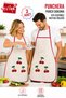 Punchera 2Li Paket Punch Embroidered Liquid Waterproof Kitchen Apron - 5