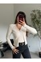 Cream Double Cardigan Set - 3
