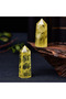 50-60mm 1pc Natural Crystal Point Citrine Healing Obelisk Yellow Quartz Wand Beautiful Ornament for - 5