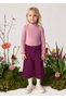 Girl's Midi Length Trousers Mürdüm - 2