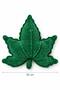 Handmade Knitted Plane Leaf Decorative Cushion - 5
