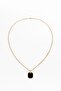 316L Steel Onyx Necklace Ka1165Al - 3