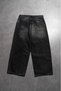 Dark Alloy Wide Leg Super Baggy Black Men's Jean Pants - 7