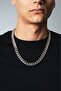 12mm X 55cm Vintage Thick Steel Chain Necklace Ka1009Gm - 3