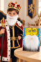 Fake Long Beard Costume White, Beard Mustache Wig Santa Claus King Old Man Wizard Beard - 2