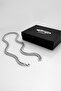 8mm X53cm King Cuban Steel Chain Necklace KA1180GM - 7