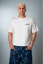 White Crupt Trace Boxy Crop Men's T-Shirt