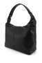Women's Black Knitted Printed Shoulder Bag - 5