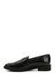 BLACK Patent Leather Genuine Leather Round Toe Loafer Women's Casual Shoes 24271 - 4