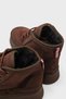 Women's Pastor Fur Short Boots - Brown-Suede - 4
