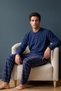 Winter Men's Fleece Pajama Set - Warm Casual Men's Fleece - 3