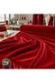 Red Velvet Knitted Fabric (100cm Length - 150cm Width) - 2
