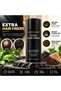 Extra Hair Fiber Powder 27.5g – 100% Natural Cotton Fibers – Instantly Covers Thinning Hair – Wind & Water Resistant – Hair Loss Concealer for Men & Women (Dark Brown) - 4