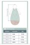 Fiber-Free 1.0 Tog Sleeping Bag for Girls and Boys, 100% Cotton Double Layer Combed Cotton Children's Sleeping Bag/ Mink - 4