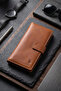 U.S. Polo Assn. 23717-23718 Genuine Leather Phone Holder Handheld Portfolio Wallet Card Holder Taba - 3