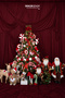 Christmas Ornament Lollipop Candy Stick Glittering Ferris Wheel Red White 48 cm - 3
