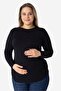 Long Sleeve Maternity T-Shirt Cotton Lycra Soft and Flexible Fabric - 2